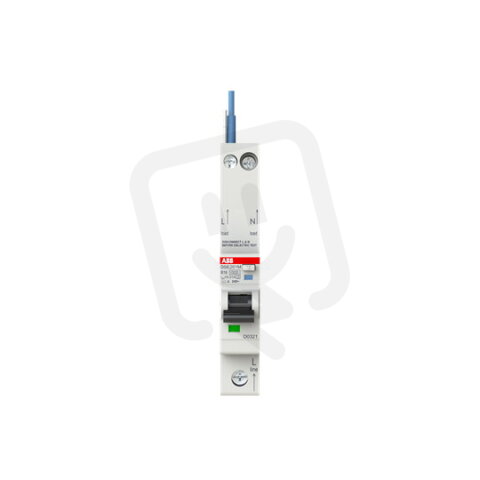 ABB DSE201 M B16 A10 kombinace jistič/chránič 1P+N 1M 10kA 16 A 10 mA B A
