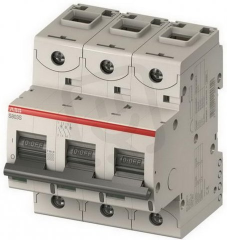 S803C-C100 jistič 3P char. C 100A s klecovou svorkou 25kA ABB 2CCS883001R0824