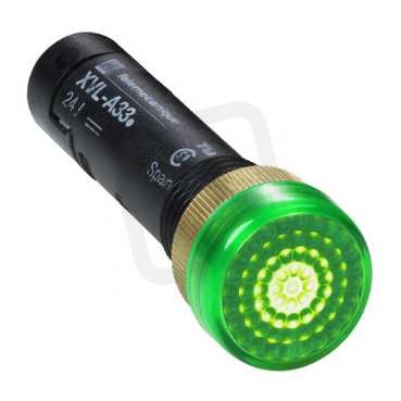 Schneider XVLA333 Signálka s LED - 12 mm , 24 V, zelená