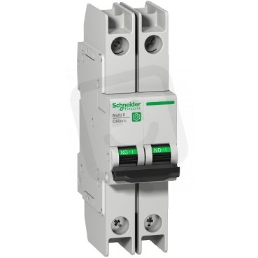 Jistič Multi9 C60BPR 2P C 10A 10kA 480Y/277V UL489 kabel. oka SCHNEIDER M9F52210