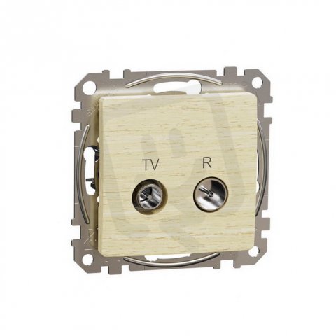 Sedna D/E TV R zásuvka průběžná 7dB, Bříza SCHNEIDER SDD180474R