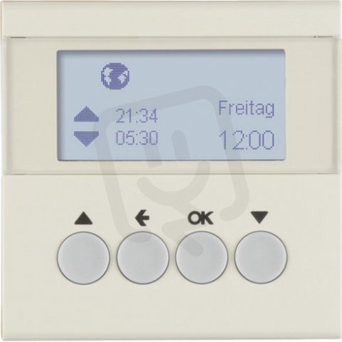 Žaluziový časový spínač, S.1, krémová lesk BERKER 85741182