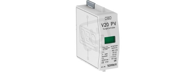 OBO V20-C 0-300PV Vrchní díl SPD V20 typ 2 pro FV 300V DC
