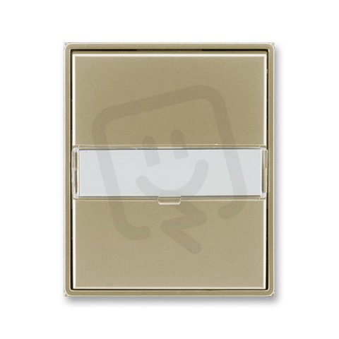 ABB Time 3558E-A00610 33H Kryt spínače jed.,s popis.polem,s čirým průzorem