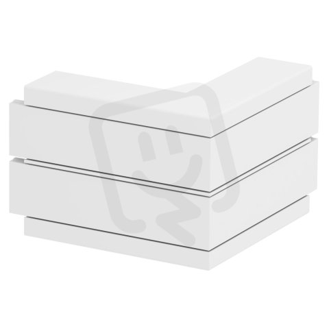 Vnější roh OBO GA-AS53130RW Rapid 45-2 190x190x130 čistě bílá Hliník Alu
