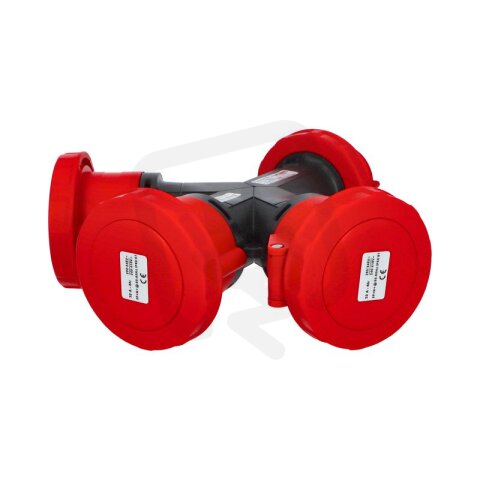 Rozbočovač (adaptér) 16005 IP67 400V/32A/5P 6h 3 vývody FAMATEL 16005