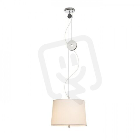 LEVITA závěsná stahovací bílá chrom 230V E27 42W RENDL R12477