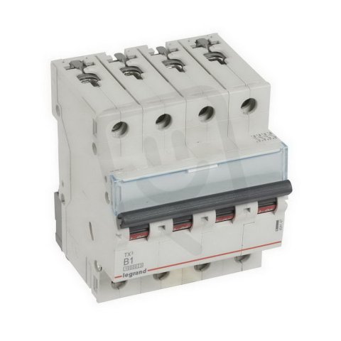 TX3 JISTIČ, 4 PÓLOVÝ, CHAR. B, 1A 10000A LEGRAND 404147