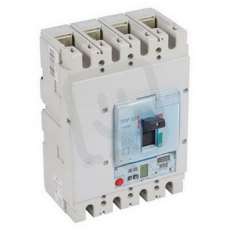 DPX3 630 ELEKTRONICKÁ SPOUŠŤ SG PRO VÝKONOVÝ JISTIČ 4P 500A 70kA LEGRAND 422164