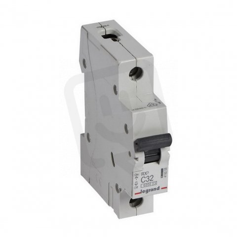 RX3 JISTIČ, 1 PÓLOVÝ, CHAR. C, 32A 6000A LEGRAND 419205