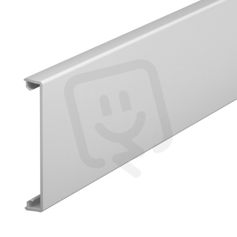 OBO GK-OTGLGR Víko pro kanál Rapid 80 80x2000mm světle šedá Polyvinylchlorid PVC