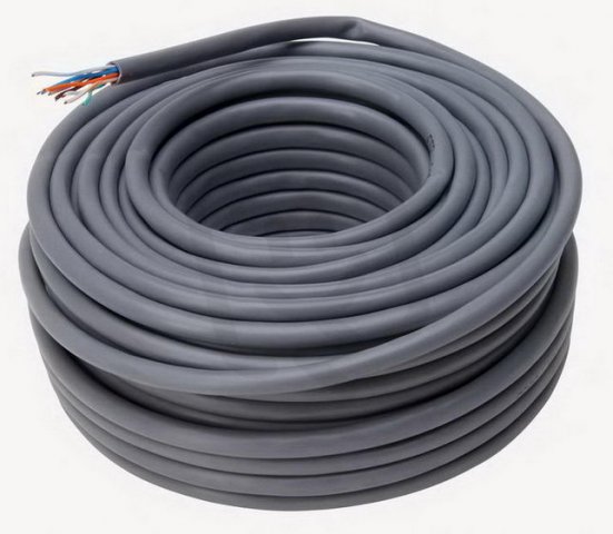 Síťový kabel CAT 5e-FTP, 20 m, černý