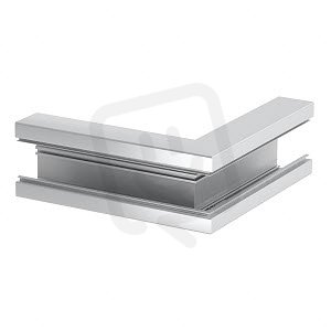 Vnější roh OBO GA-SA70130EL, pro kanál Rapid 80, 70x130mm, Hliník, Alu eloxováno