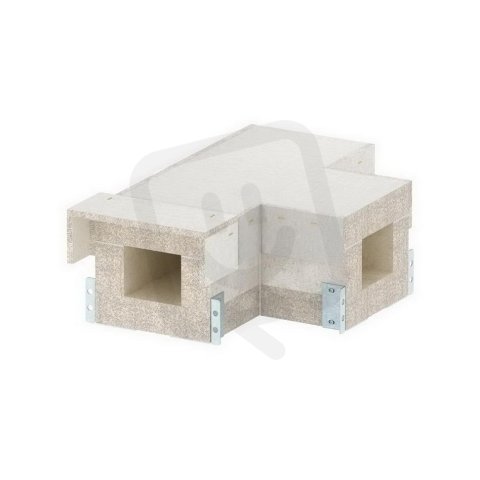 OBO PLCS T090810 Díl T pro PYROLINE Con 100x80 šedá