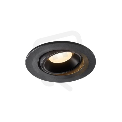 NUMINOS MOVE S, zápustné stropní svítidlo černé 3000 K 55° SLV 1005343