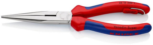 Půlkulaté kleště s břity (úzké ploché kleště) 200 mm KNIPEX 26 15 200 T