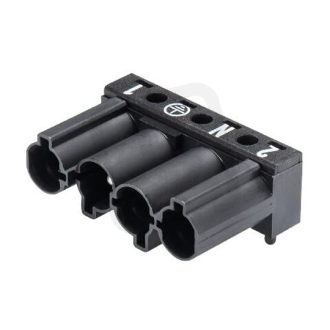 vidlice do plošného spoje, 4-pól, gesis, rizontální, černá WIELAND 92.044.0058.1