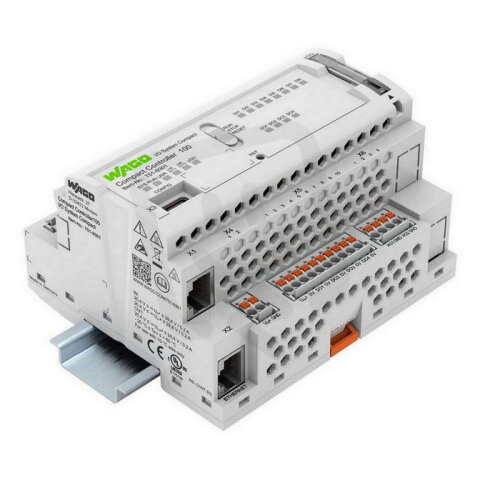 Řídicí systém Compact 100, 8DI 4DO 2AI 2AO 2NI1K/PT1K 1RS485, 2x Ethernet