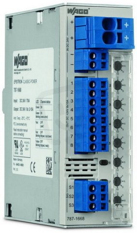Elektronický jistič 8kanál. vstupní napětí 24 V DC WAGO 787-1668/106-000