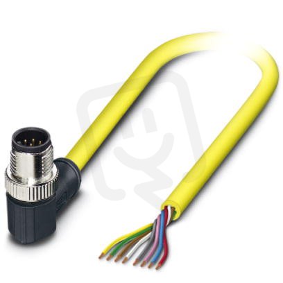 SAC-8P-M12MR/ 5,0-542 BK Kabel senzoru/aktoru 1406101