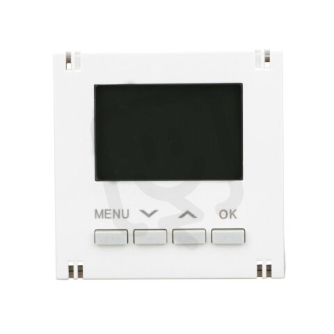 Kryt termostatu pro topení/chlazení, digitální, bílý SCHRACK EV103062--