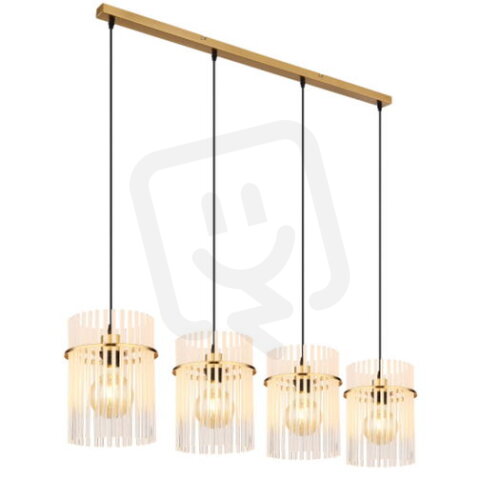 Závěsné svítidlo GORLEY zlatá 4x60W E27 IP20 GLOBO 15698-4HM