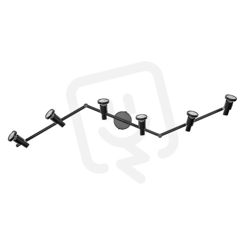 LED SPOT 6X3.4W 927 GU10 BK        LEDV