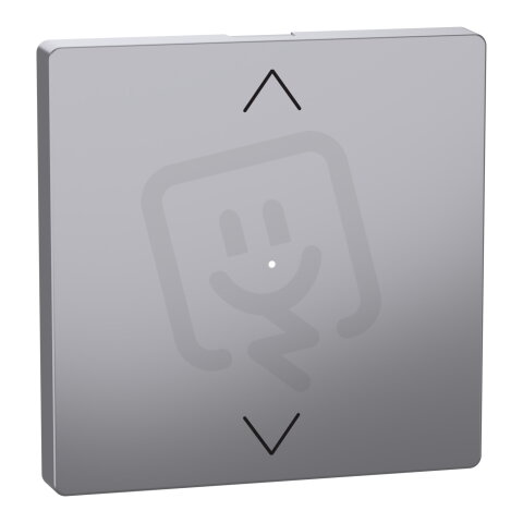 Klapka, Merten System D, (nahoru/dolů), stainless steel, plast MEG5215-6036