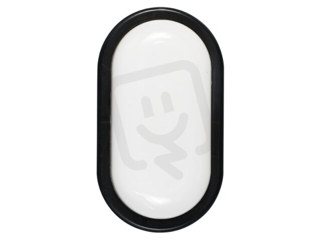 LEDMED Přisazené ekonomické svítidlo OVAL LED ECO 12W černá PANLUX LM31300026