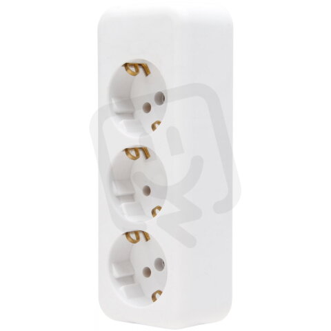 120301007 3-way multiple socket outlet,