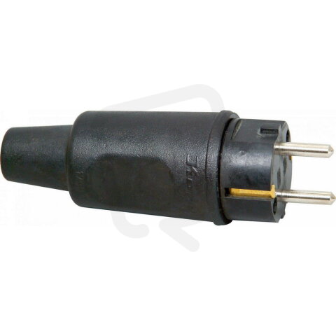 179516009 Rubber grounding-type plug, he