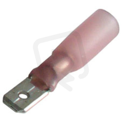 Kolík plochý se smrštovací bužírkou, průřez 0,5-1,5mm2/4,8x0,5mm KPPS 1,5-45