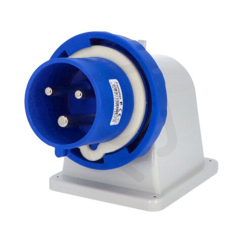 Vestavná přívodka IP67/230V/32A/3P 6h úhel 90° - SpeedPRO FAMATEL 14253