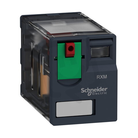 Schneider RXM2AB1F7 Miniaturní 2P, 12 A, 120 V AC bez LED (obj.množství 10 ks)