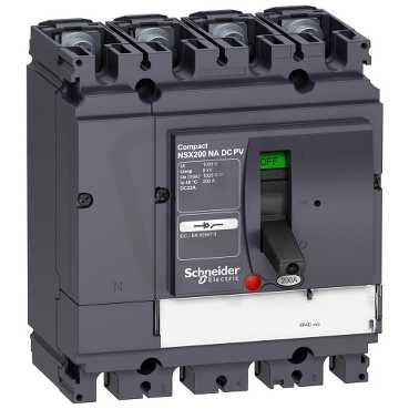 Schneider LV438100 NSX100 NA DC PV 4P - odpínač 100A, 1000VDC pro fotovoltaiku