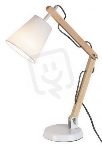Thomas lampa bílá/ písková E14 40W