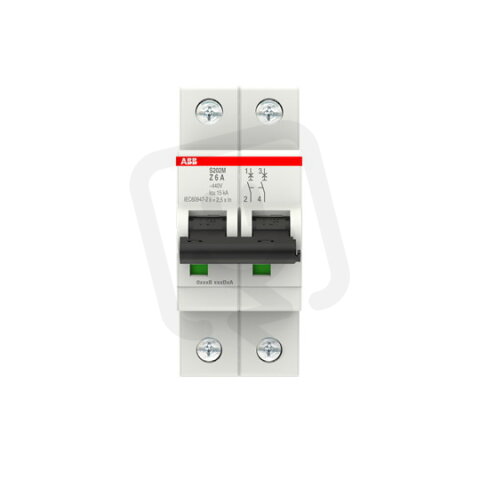 S202M-Z6 2F jistič 6 A char. Z 10kA ABB 2CDS272001R0378
