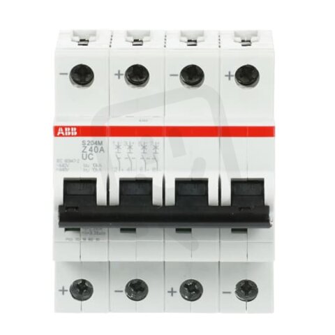 S204M-Z40UC jistič 4P 40A char. Z ABB 2CDS274061R0558