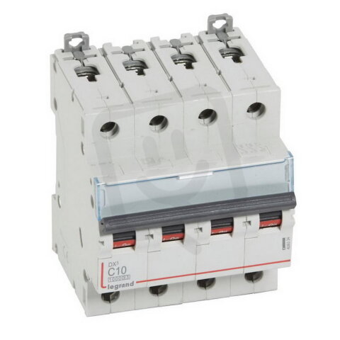 DX3 JISTIČ, 4 PÓLOVÝ, CHAR. C,10A 10000A/16KA LEGRAND 409334
