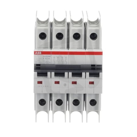 ABB SU204M-K40 jistič char. K 10kA 40A 4P  dle UL489 a CSA 22.2 No. 5