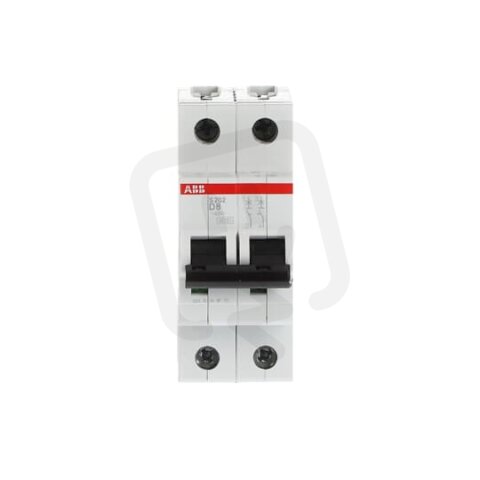 S202-D8 2F jistič 8 A char. D 6kA ABB 2CDS252001R0081