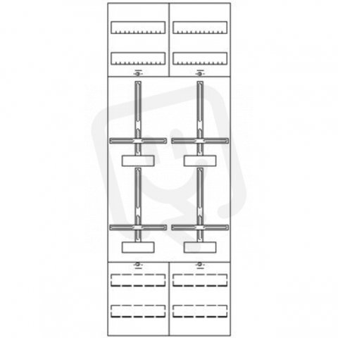 2ZF51 -modul pro 4 elektroměry