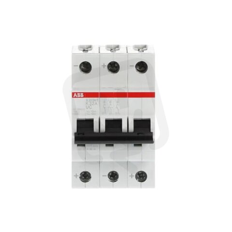 ABB S203MT-K32UC jistič 3F 32 A char. K 10kA 440V AC/DC pro kolejová vozidla