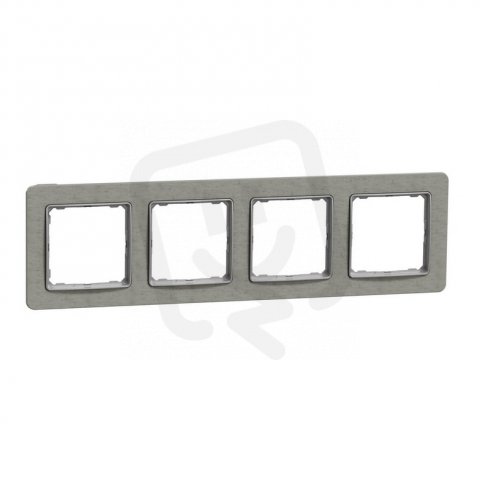 Sedna D/E Rámeček čtyřnásobný, Beton SCHNEIDER SDD390804