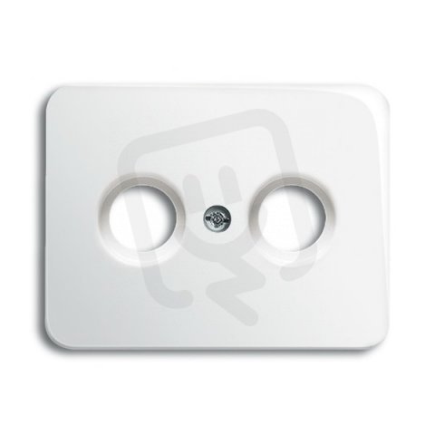 ABB Alpha Exclusive 1753-0-7628 Kryt zásuvky televizní a rozhlasové