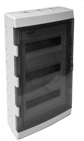 SEZ-CZ D-BOX PLUS 54 Rozvodnice nástěnná IP65, 54 mod., 610x330x145mm