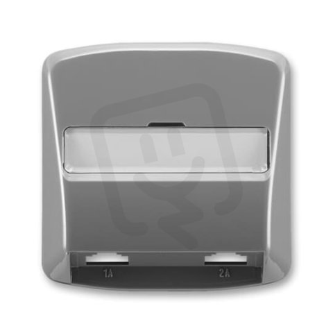 Kryt dvojzásuvky telefonní pro přístroj 5013U 5013A-A00215 S2 kouřová Tango ABB