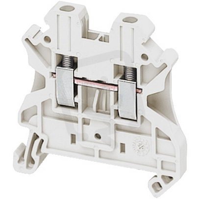 Šroubová svorka, 2 body, 2,5mm2 bílá (obj. mn. 50ks) SCHNEIDER NSYTRV22WH