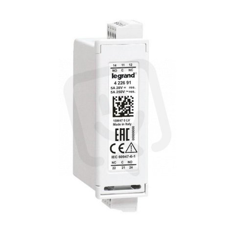 ZÁSUVNÝ MODUL PRO DMX3 2 RELÉOVÉ VÝSTUPY 5A/250V LEGRAND 422691