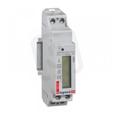 EMDX3 ELEKTROMĚR 1F PŘÍMÉ PŔIPOJENÍ 32A LEGRAND 004670